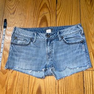silver jean shorts 28 Isabel  Short